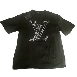 Louis Vuitton X NBA Mens T Shirt Size Large Black